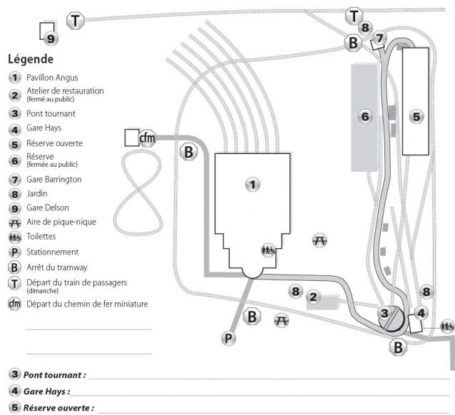 plan du site, site extérieur